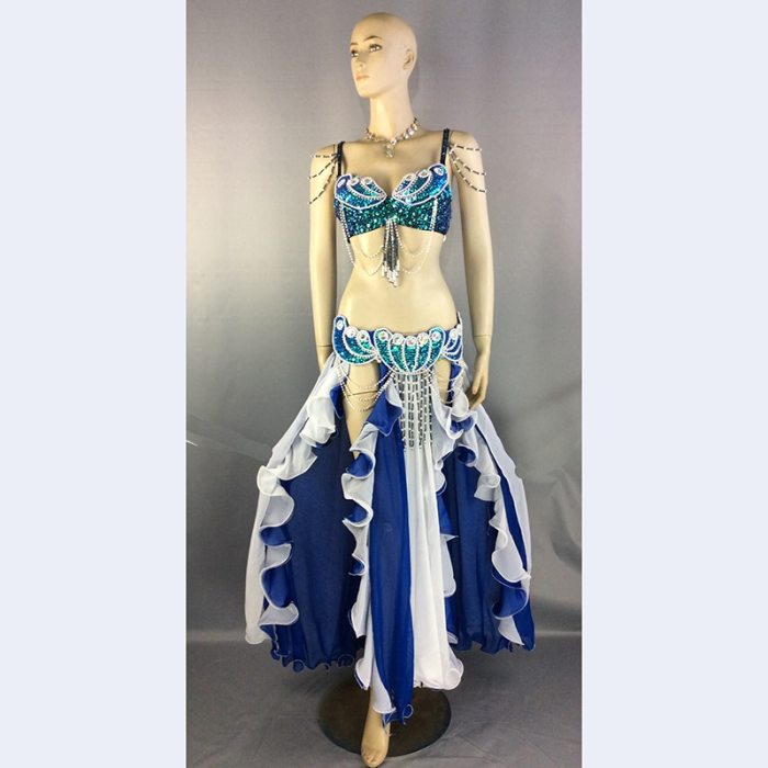 New design high quality Women's belly dance costume sets Halloween costume sexy belly dancing clothes bellydance Christmas wear TF2152+SK37