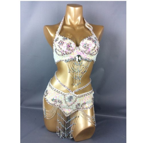 hot selling Women belly dancing suite belt+bra samba costumes club USA bra size 34B,36B,38B,40B,34D,36D,38D,40D,42D, TF209-2