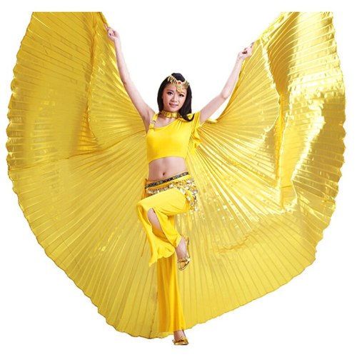 High Quality Egyptian Open Isis Belly Dance Wings Dance Accessories Wings Sale Without Stick 9COLOR HOT SALE