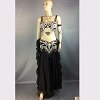 high quality belly dance costume wear stage performance 5-piece suit Bead bra belt belly dancing skirt dress set TF1618 5PCS SET