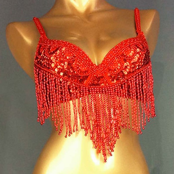 new belly dance costume beading bra belly dancing clothes Sexy night dance Bellydance BRA 4 COLORS BRA 201