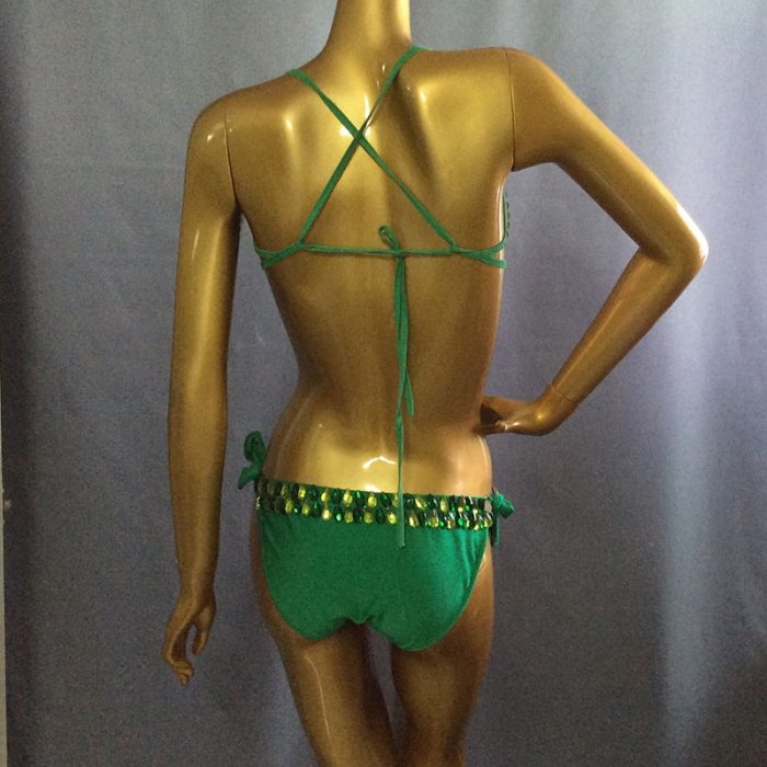 Hand Beaded Belly Dance and Samba Costume one-piece garment  CN1503