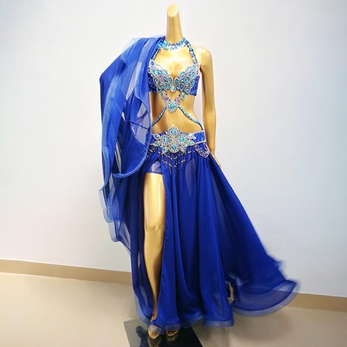 Hot Sale Professional Belly Dance Costume Set for Women Performance Outfits Bollywood Showgirl Dancer Belly Dance Costume cloths