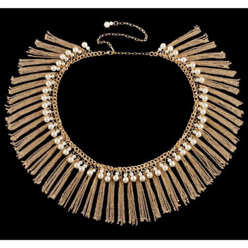 Samba Carnival Jewelry Pearl Belt Gold B004 Free Shipping