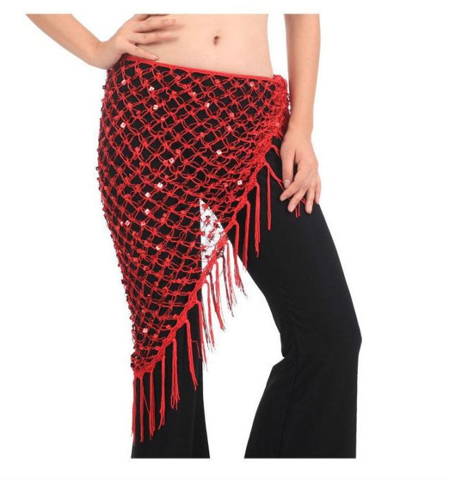 BELLY DANCE Triangle Shawl HIP SCARF HS903