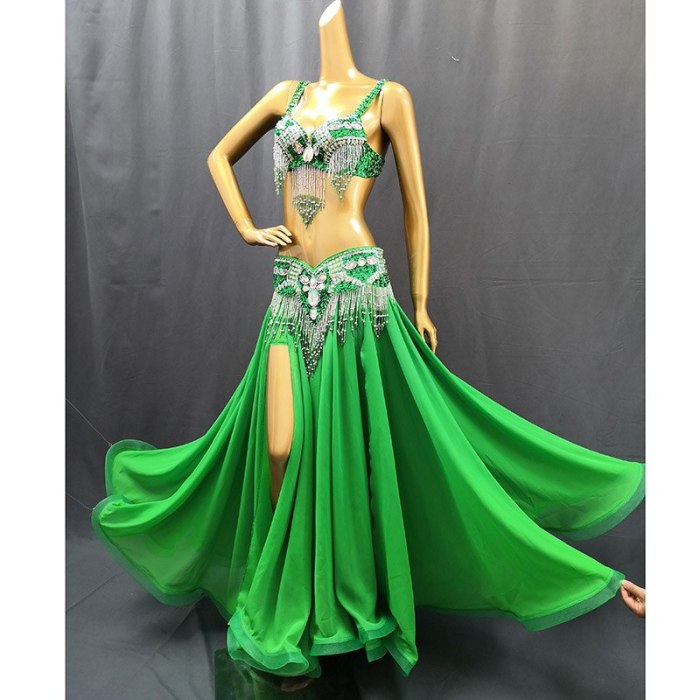 Hot Sale Professional Women belly dance costume wear for stage performance outfit 3piece suit Beaded carnival dancer costume set TF1618 + SK1905 (3PCS/SET)