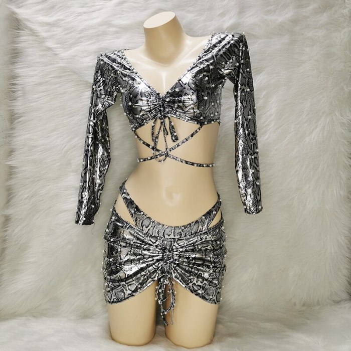 New Sexy Bodysuit Adult Nightclub Stage Costume Party Costume Women Rave EDC Outfit Carnival Stage Performance Clothing ED05