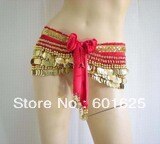 Belly dance Hip Scarf 338 coins gold/silver Coin Belt Wraps HS1015