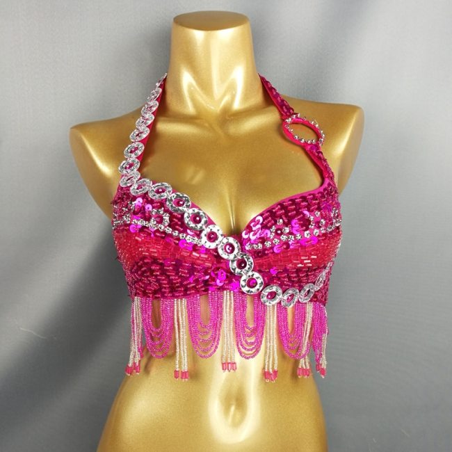 wholesale new belly dance costumes senior bra belly dancing clothes Sexy night Bellydance Bead Sequins tops BRA 250