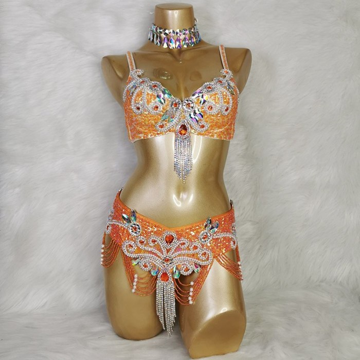 New Arrival Women's Beaded Belly Dance Costume Wear Bra+Belt 2pc Set Ladies Bellydancing Costumes Carnival Bellydance Clothes tf2053