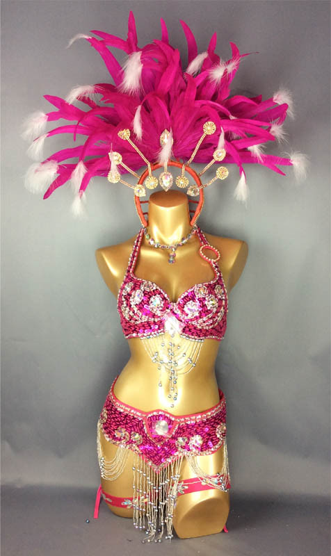 HOT SALE!!! parade Sexy Samba Rio Carnival Costume Feather Headdress #C209