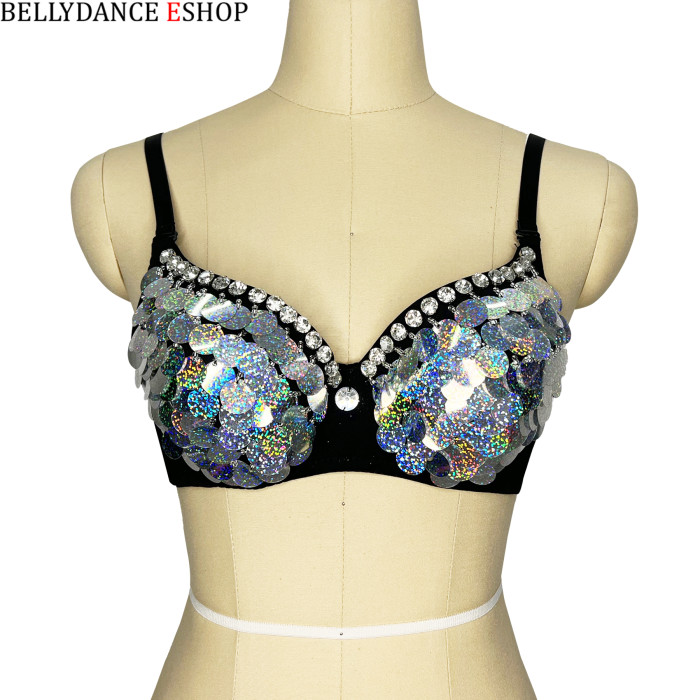 New Style Samba Carnival Bra Sequins Hand Made Bra Only