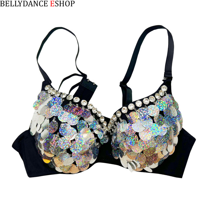 New Style Samba Carnival Bra Sequins Hand Made Bra Only