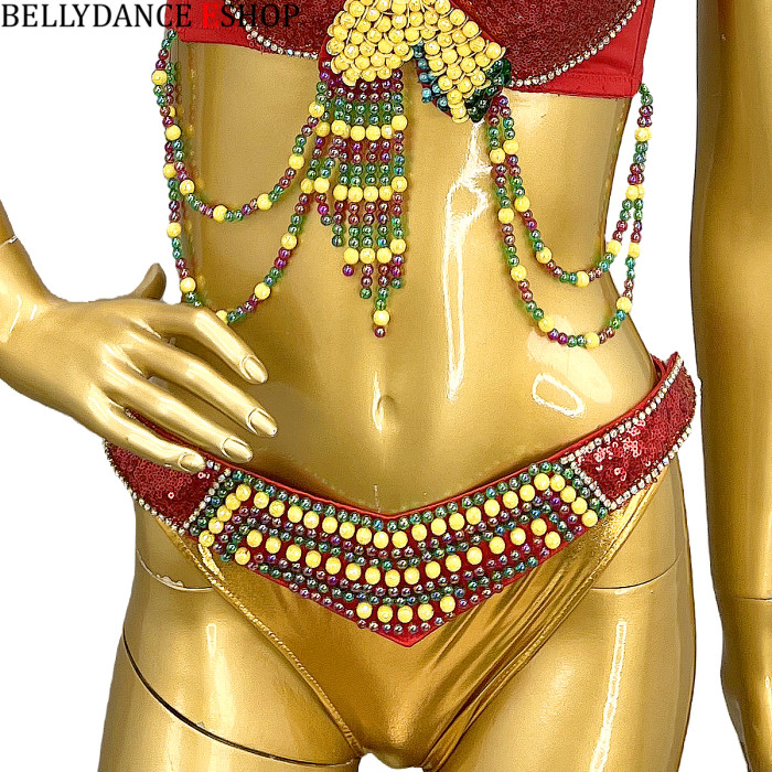 Samba Carnival bra,belt and panty,feather head piece,cape,handmade beads pageant cabaret broadway C042