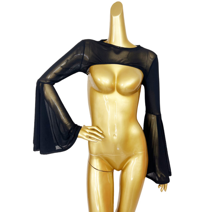 Sexy Net Bottoming Shirts Women Ladies Underwear Tops Transparent Mesh Blouse Yoga Belly Dance Costumes Clothes Clubwear Vest