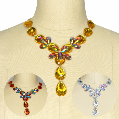 New Style Rhinestones Necklace For Carnival Festival ,EDC and Party
