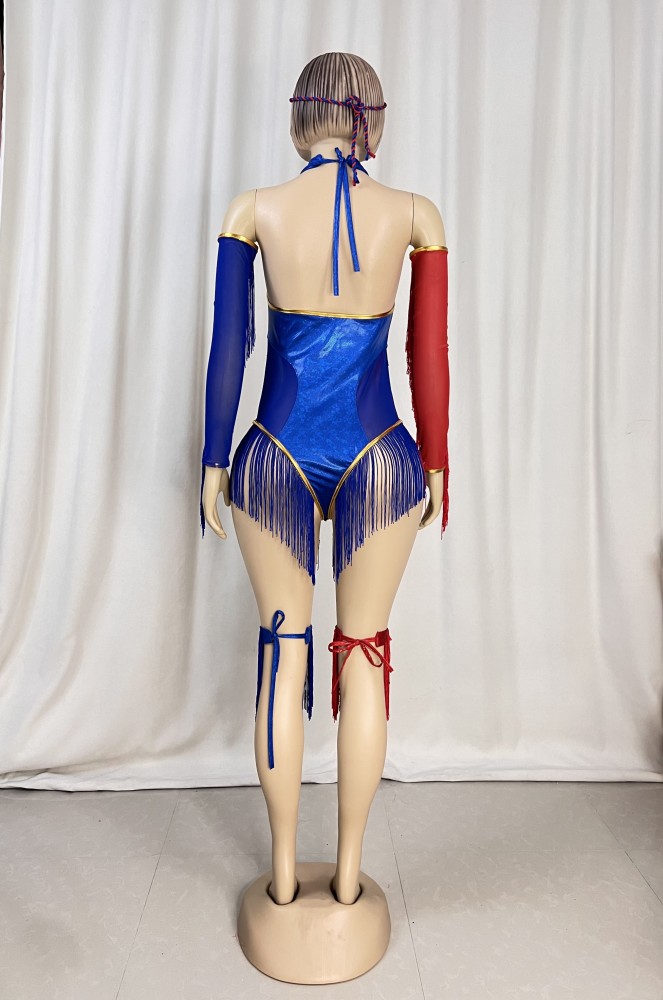 New style one-piece bodysuit with gloves and leg band for EDC festival
