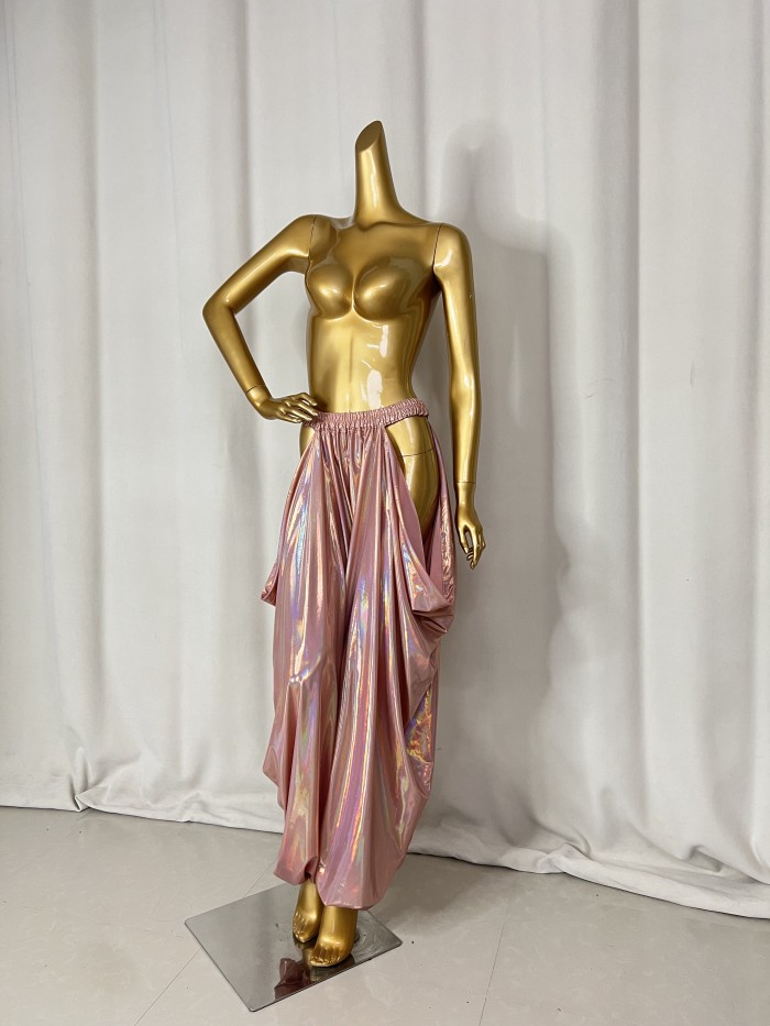 New Style Belly Dance Lycra Fabric Tribal Lantern Pants For Training Pants,Performance Pants