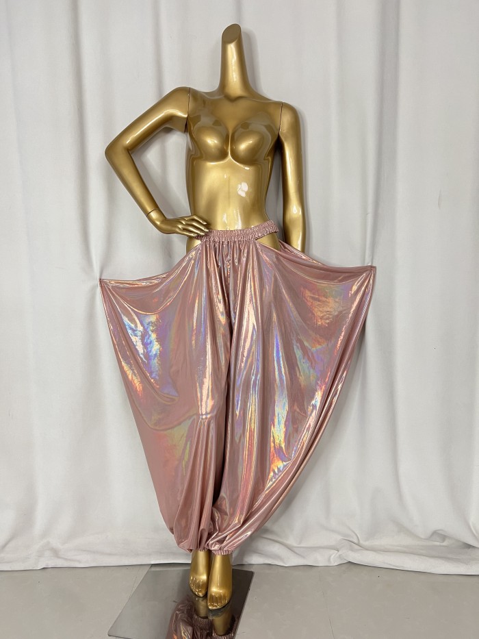 New Style Belly Dance Lycra Fabric Tribal Lantern Pants For Training Pants,Performance Pants