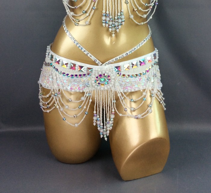 High Quality  Women's sequins Belly Dance Costume Sexy Hip Scarf Wrap bellydance Belt with tassel  beading waist chain BELT1402