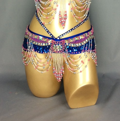 High Quality  Women's sequins Belly Dance Costume Sexy Hip Scarf Wrap bellydance Belt with tassel  beading waist chain BELT1402