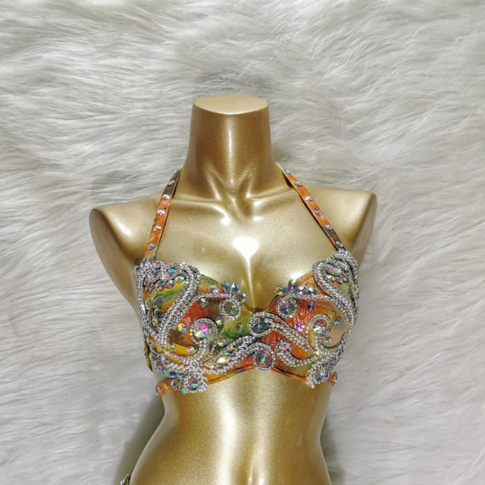 Women's belly dance costumes beads bra belly dancing clothes Bellydance Bead Sequins tops BAR1905
