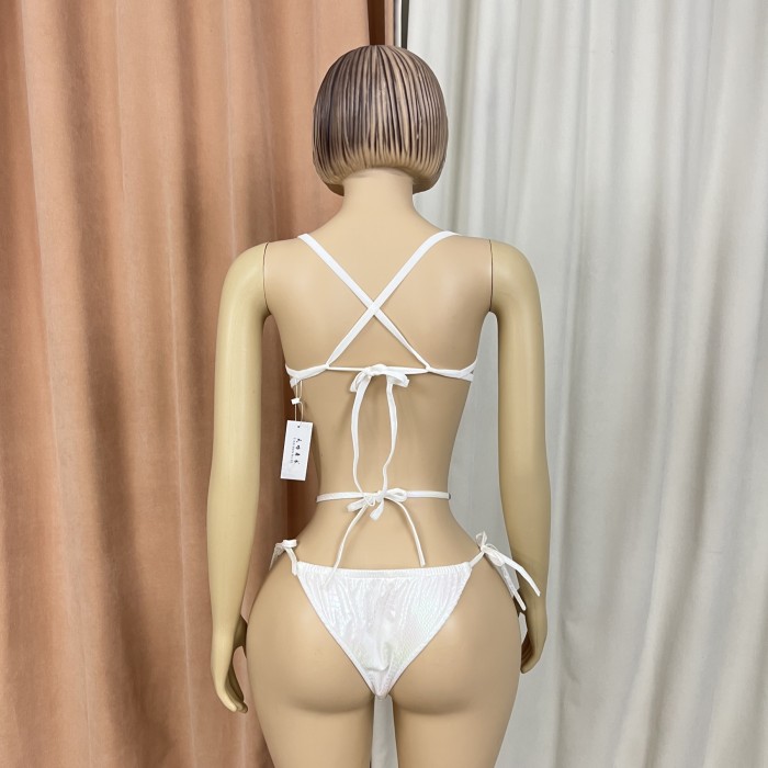 Samba Carnival Handmade Wire Bra,Pants With Stones And Beads For EDC Performance