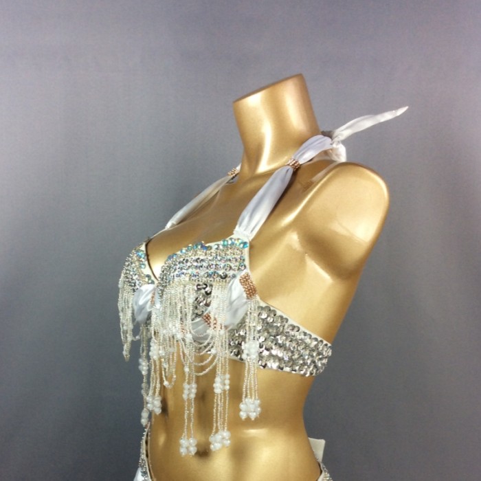 Women's belly dance costumes beads bra belly dancing clothes Bellydance Bead Sequins tops BAR1356