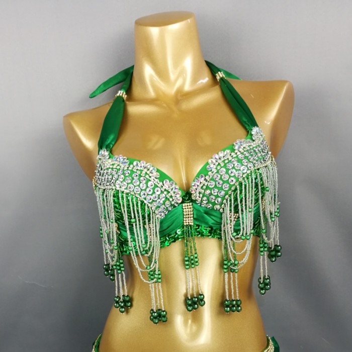 Women's belly dance costumes beads bra belly dancing clothes Bellydance Bead Sequins tops BAR1356