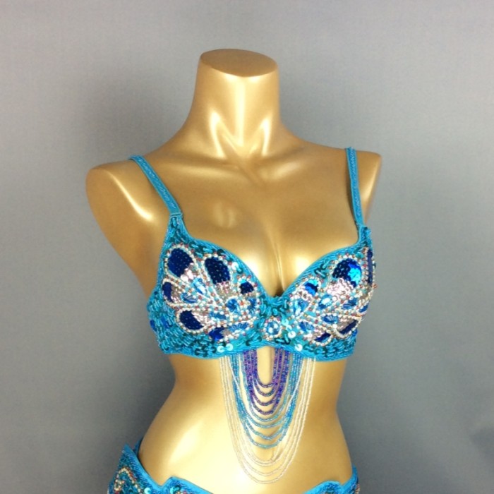 Women's belly dance costumes beads bra belly dancing clothes Bellydance Bead Sequins tops BAR1359