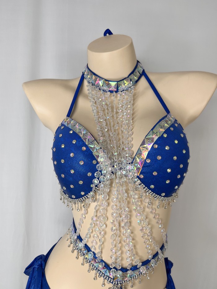 New Arrival Sexy Samba Carnival For Women Handmade costues  stones Samba Suit C050-1