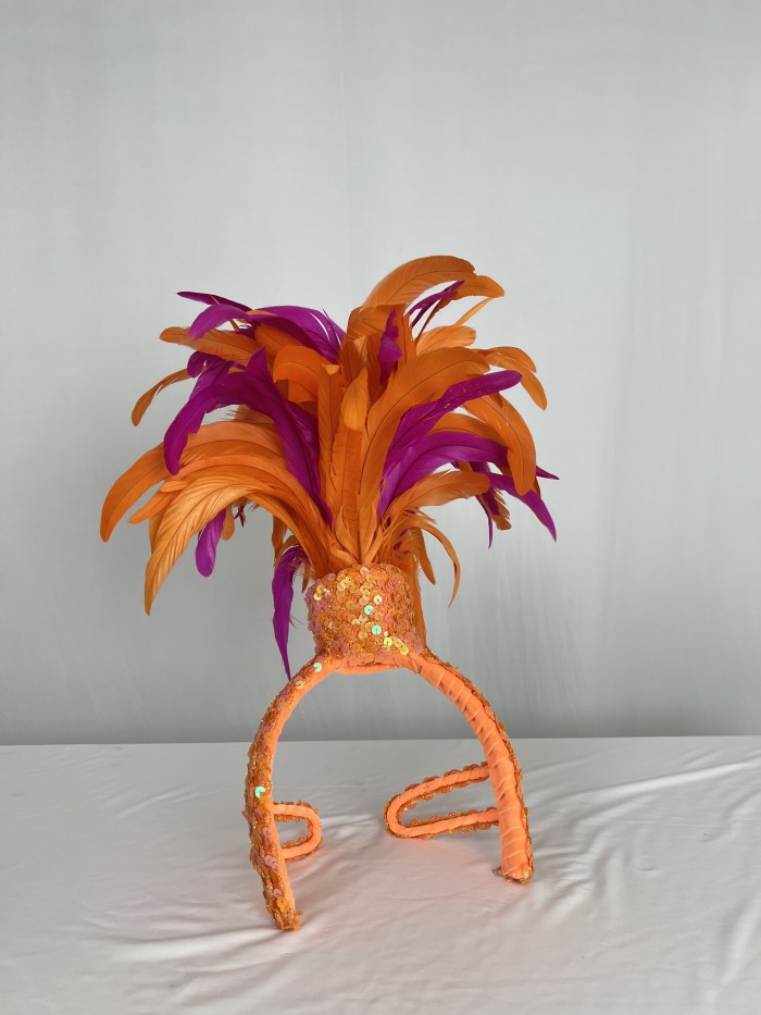 New Style Samba Carnival Handmade Feather Headpiece For Performance