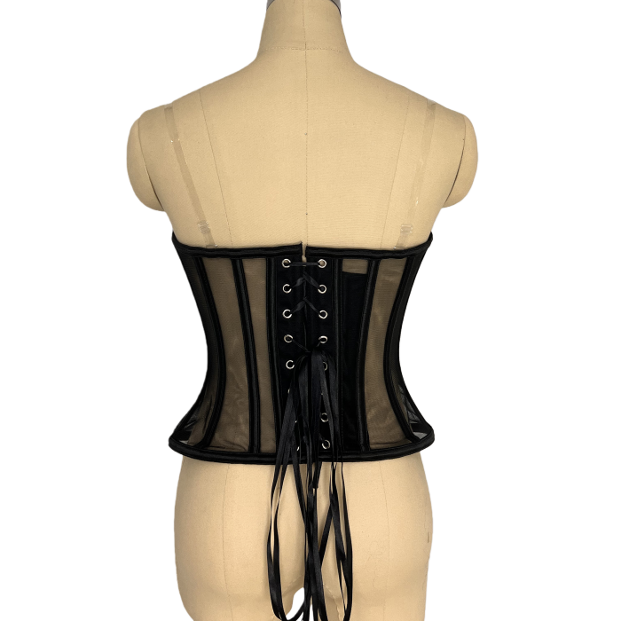 Fashionable and sexy strapless fishbone rhinestone vest top