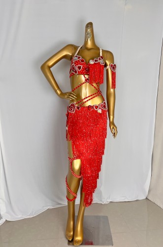 New Style Handmade Belly Dance Costumes Latin Dance Performance Costumes