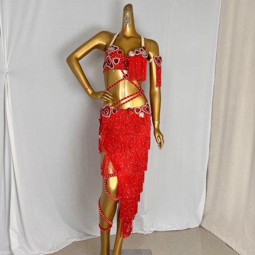 New Style Handmade Belly Dance Costumes Latin Dance Performance Costumes