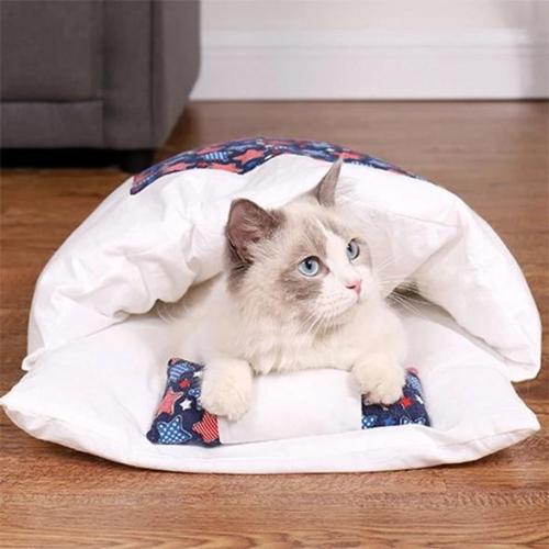 Movable winter warm cat house small pet bed