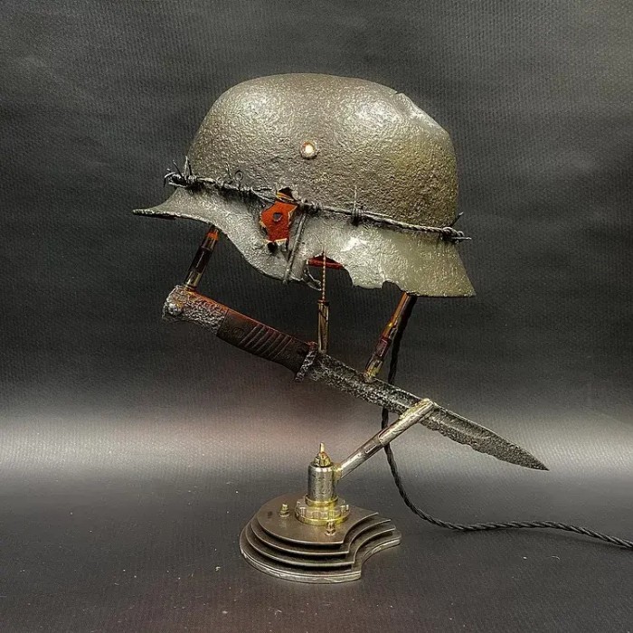 War Relic Lamp Remembering That History