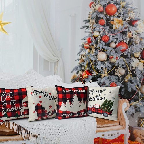 Christmas Decorations Pillow Covers