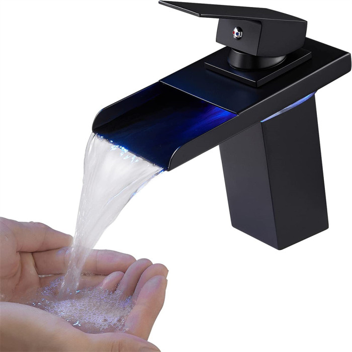 LED Waterfall Spout Faucet