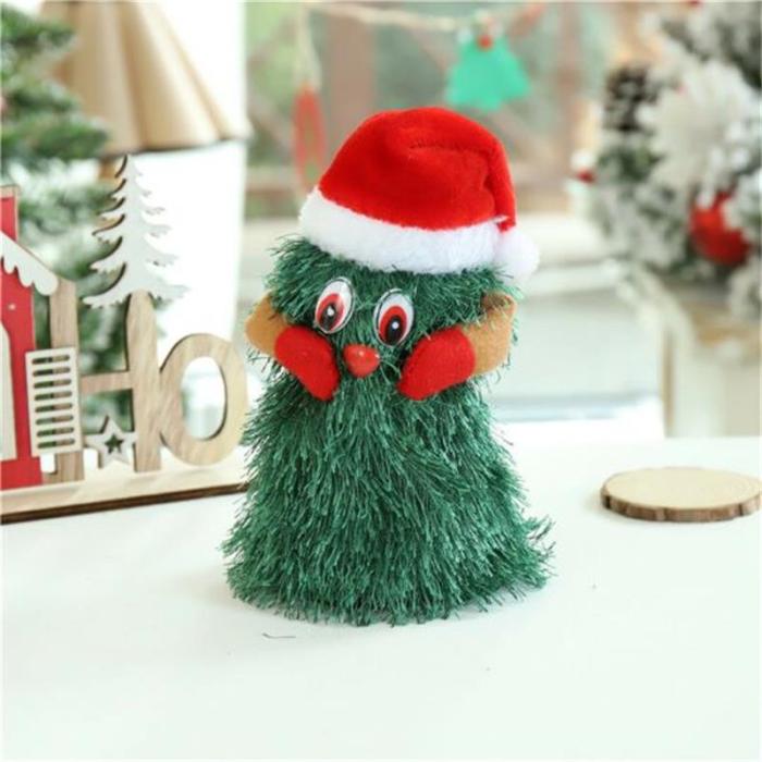 Electric Christmas Tree Rotating Dancing Music Toy