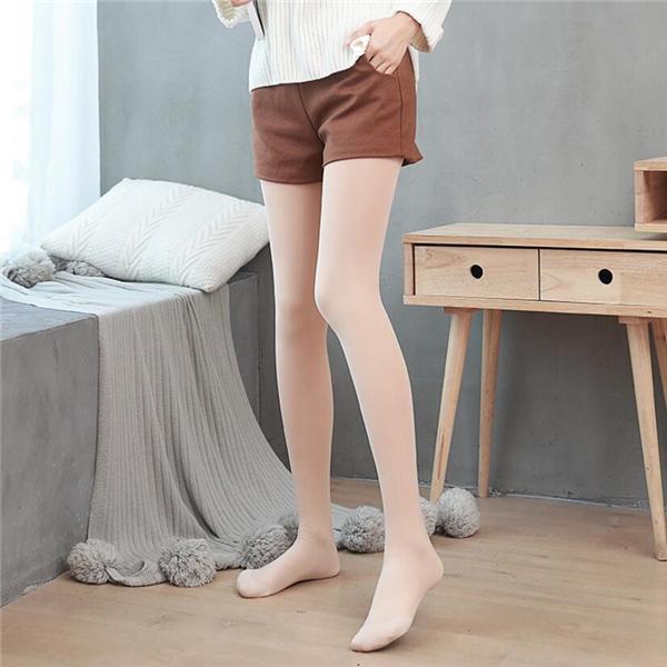 Bare Leg Artifact Warm Velvet Trousers Leggings
