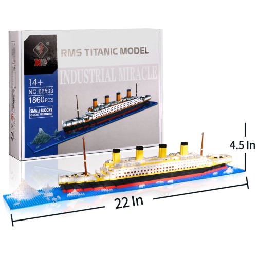 Micro Blocks Titanic Model Toy Building Sets