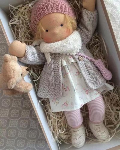 LAST DAY 60% OFF🎁The Best Gift for Christmas-Artist Handmade Waldorf Doll👧