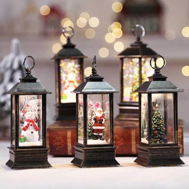 🎅(CHRISTMAS PROMOTION-50% OFF) Color LED Christmas Crystal Lantern Lights