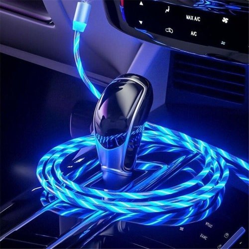 GLOWING LED MAGNETIC 3 IN 1 USB CHARGING CABLE(XMAS Sale-50% OFF)