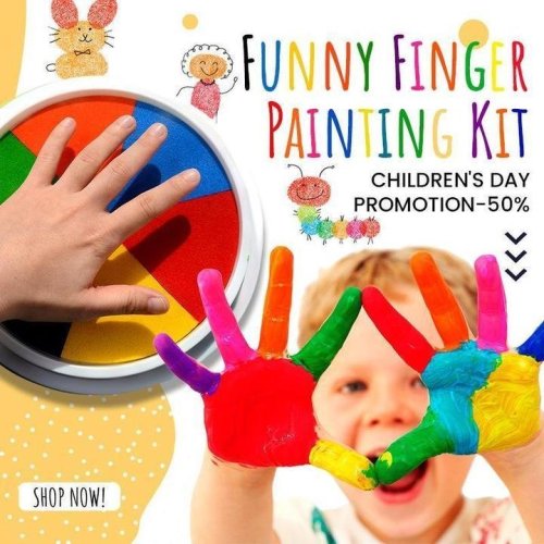 ✨Children's Day Hot Sale✨Funny Finger Painting Kit