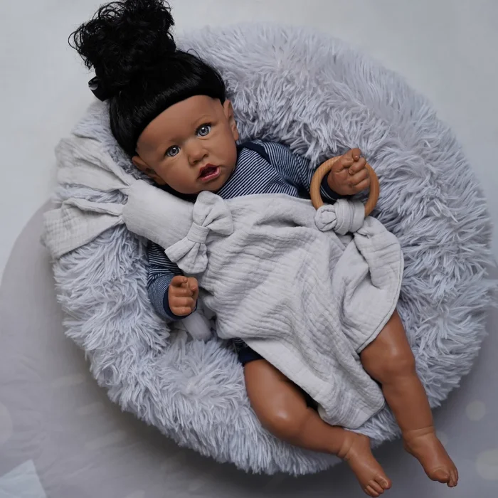 [Heartbeat💖 & Sound🔊]  22'' Kids Reborn Lover Diana Reborn Baby Doll Girl, Lifelike Soft Vinyl Doll with Coos and ''Heartbeat''