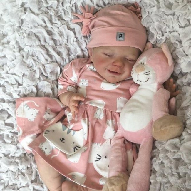 20'' Kids Reborn Lover Kenzie Reborn Baby Doll Girl   with Coos and  Heartbeat 