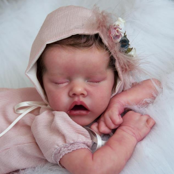 17  Renata Reborn Baby Doll Girl with Coos and  Heartbeat 
