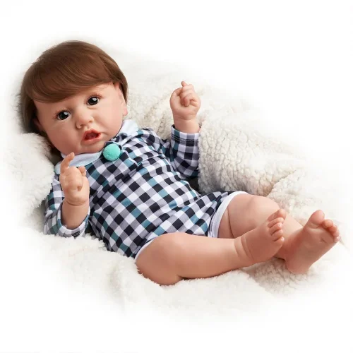 22'' Kids Reborn Lover Bentley Reborn Baby  Doll  with Coos and  Heartbeat 